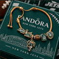 NYJ Silver Charm Bracelet Set NTVA