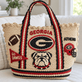 GGBD Straw-Style Embellished Tote Bag HTTT