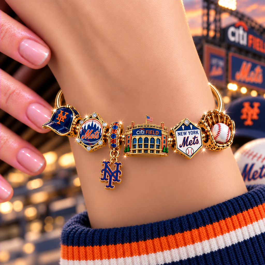 NYM Gold Charm Bracelet Set NHVH