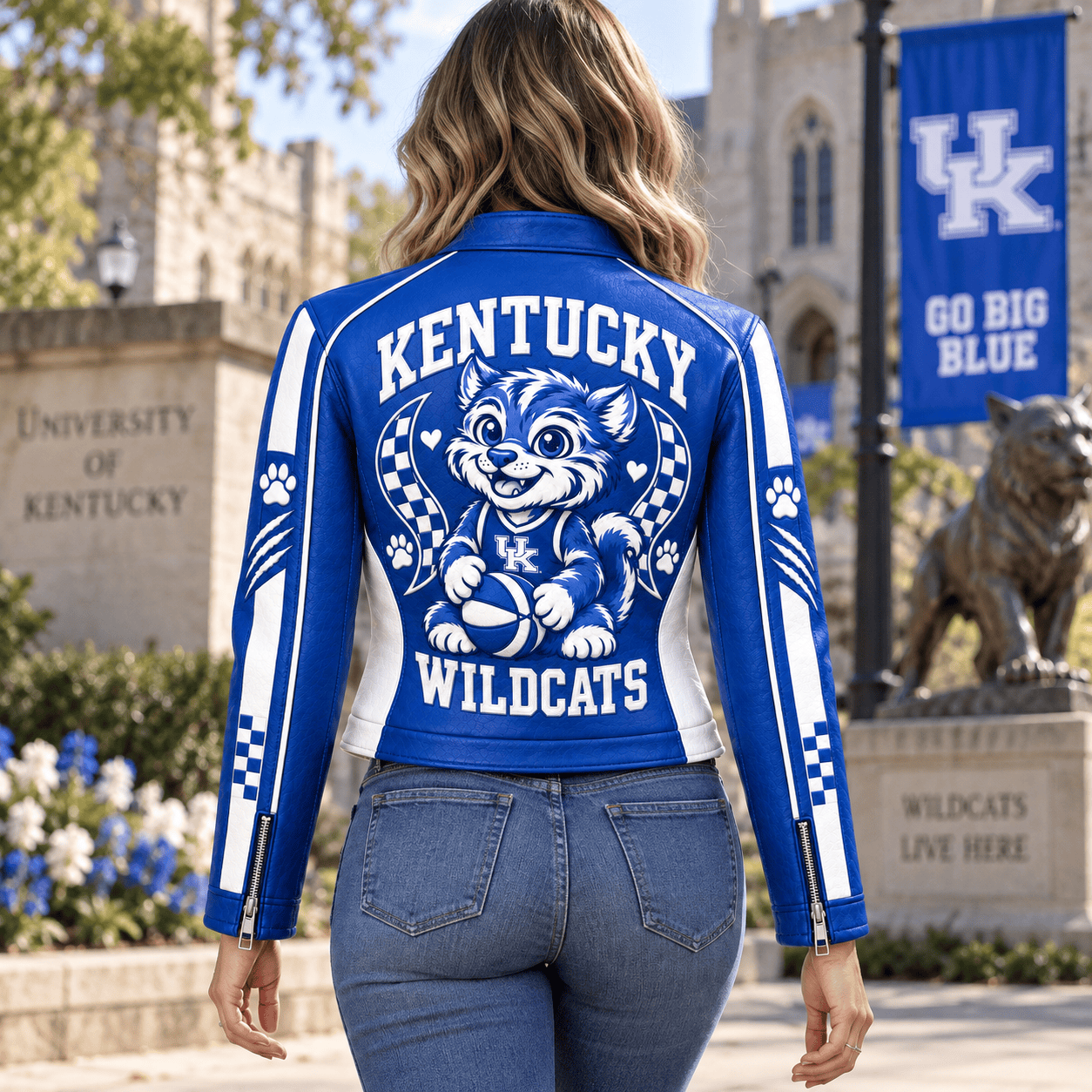 Premium KWC Cropped Leather Zipper Jacket TTMH
