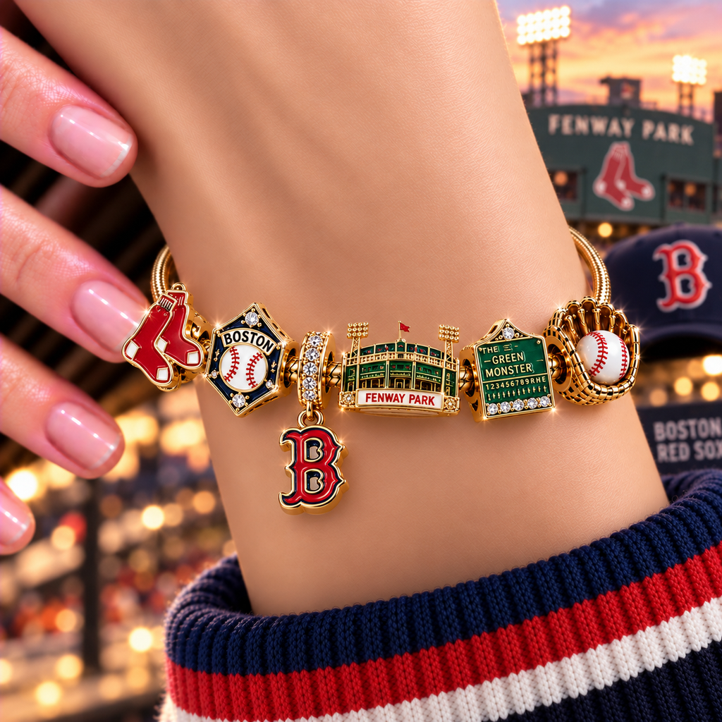 BRX Gold Charm Bracelet Set NHVH