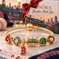 BRX Gold Charm Bracelet Set NHVH