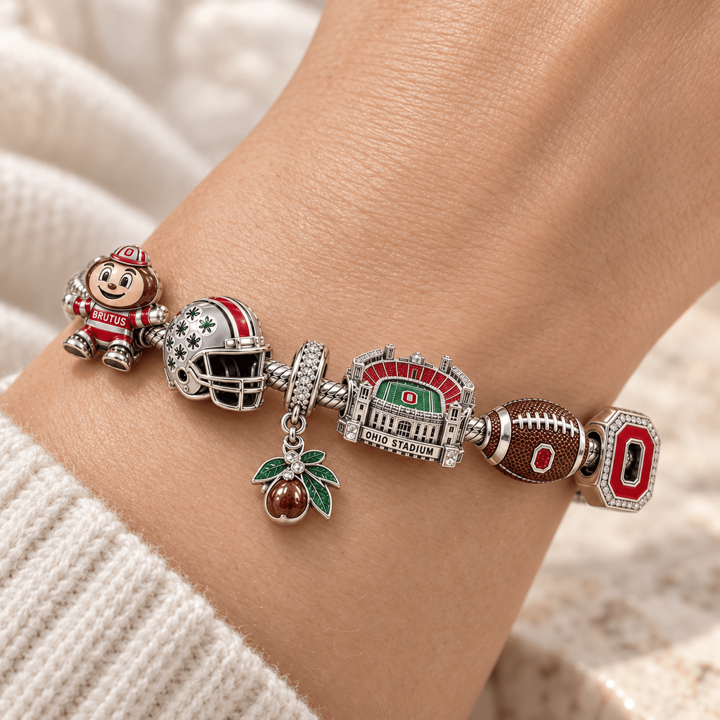 OSB Silver Charm Bracelet Set PTKL