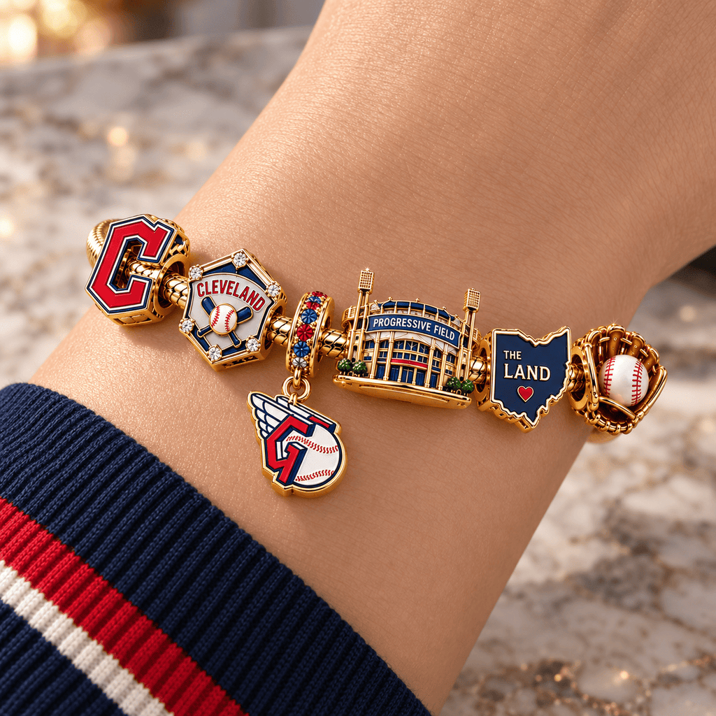 CLG Gold Charm Bracelet Set NHVH