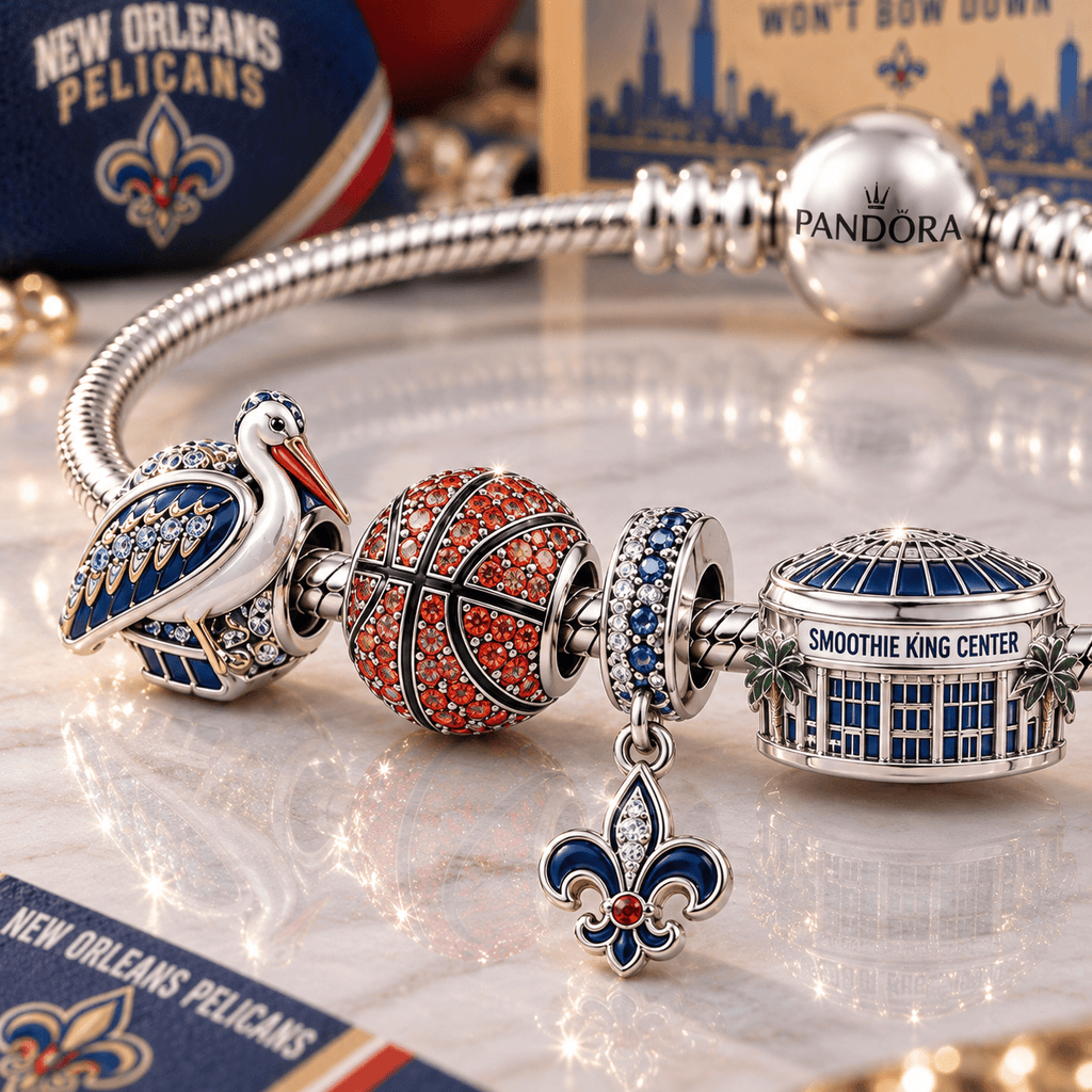NOP Silver Charm Bracelet Set VTH