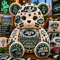 NYJ Bear Custom Shaped Pillow