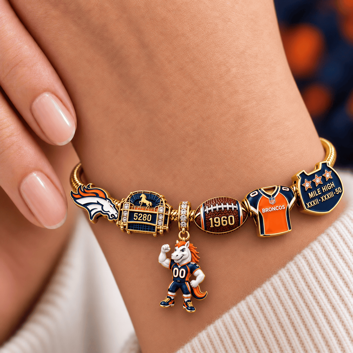DVBC Silver Charm Bracelet Set NTVA