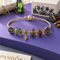 NJT Gold Charm Bracelet Set HQH