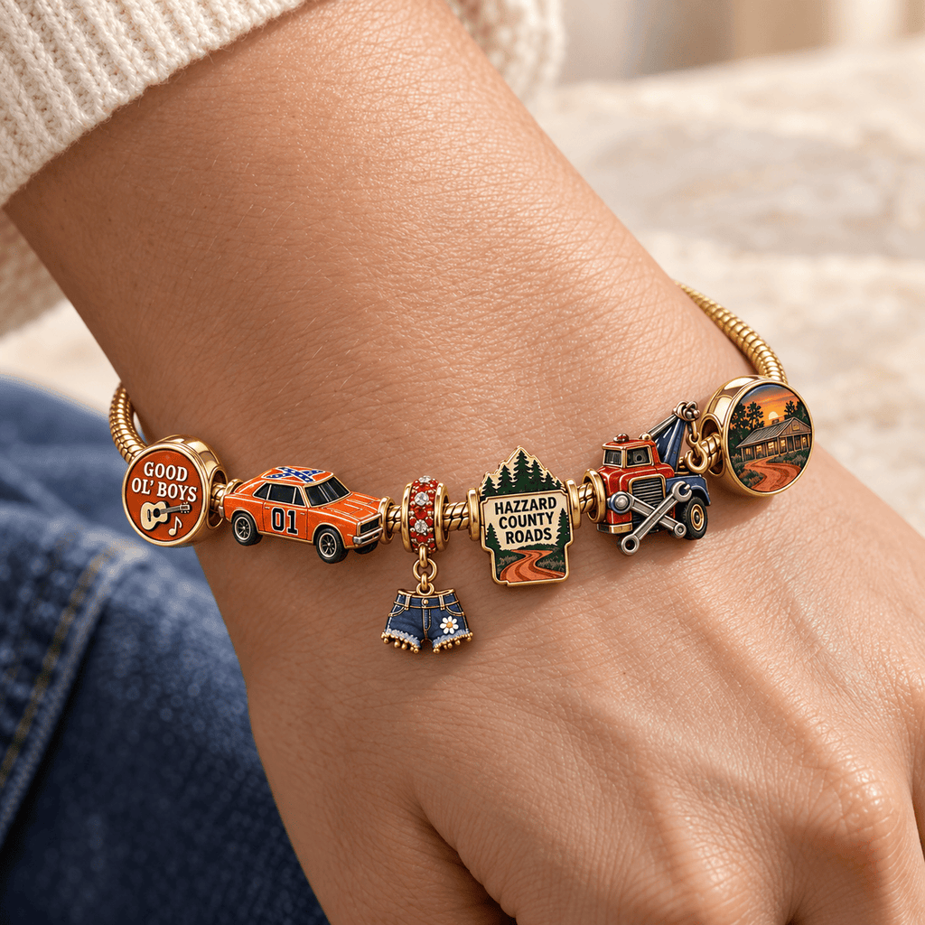 TDH Gold Charm Bracelet Set HQH