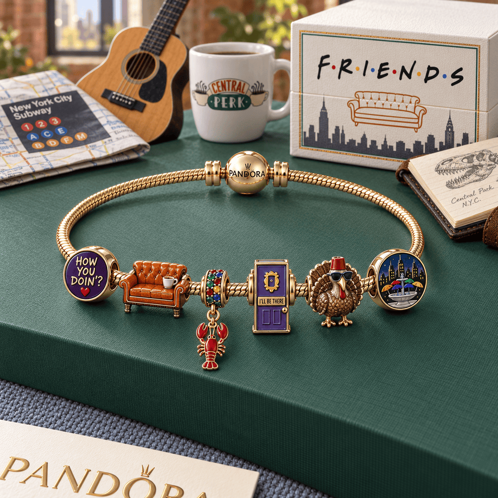 FRS Gold Charm Bracelet Set HQH