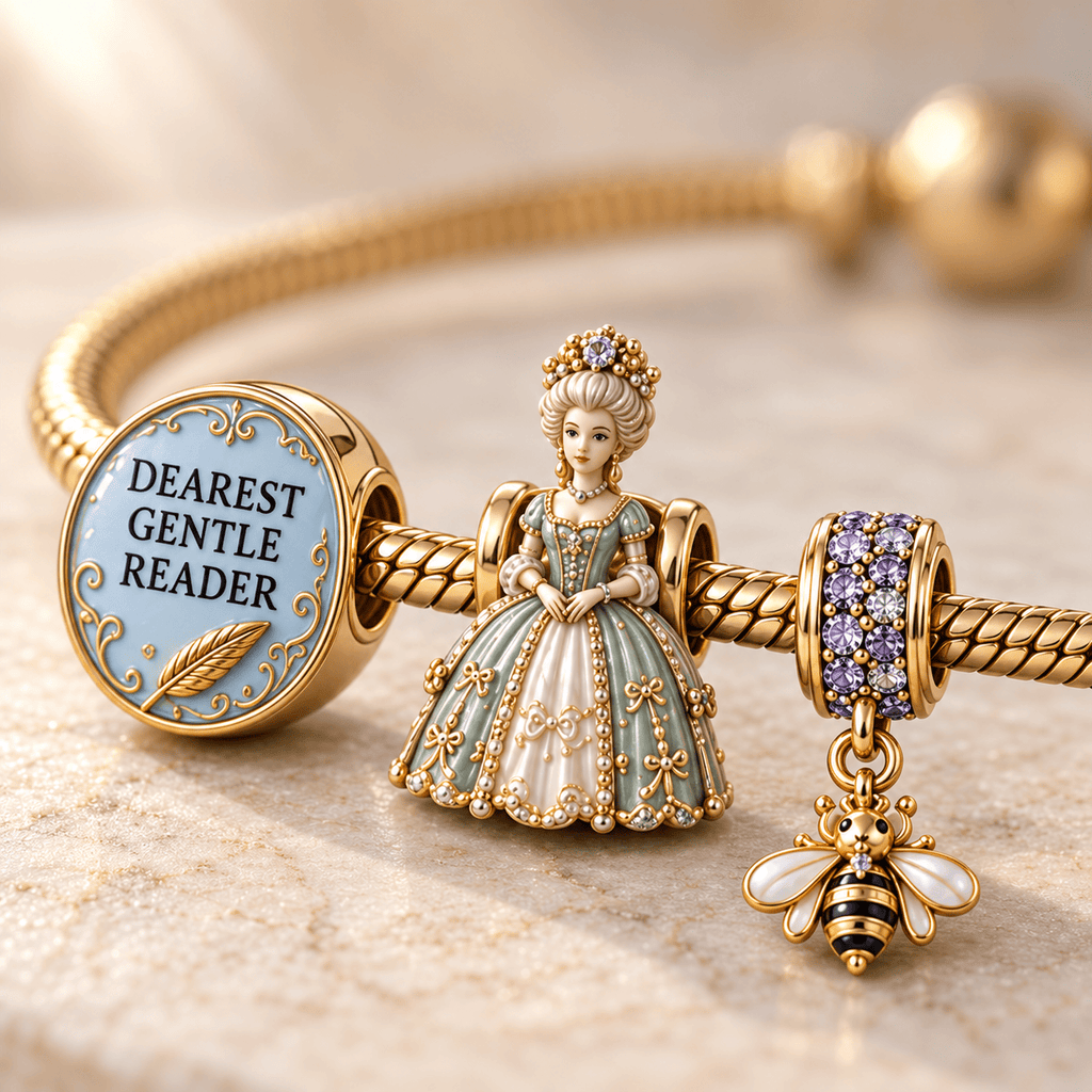 BGT Gold Charm Bracelet Set HQH