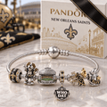 NOS Silver Charm Bracelet Set HQH