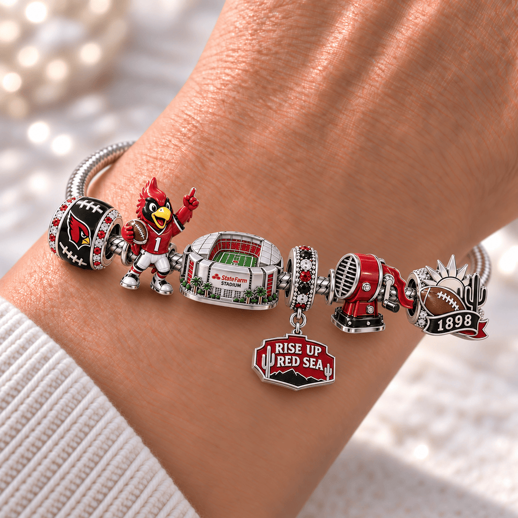 ARCD Silver Charm Bracelet Set HQH