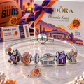PNS Silver Charm Bracelet Set VTH