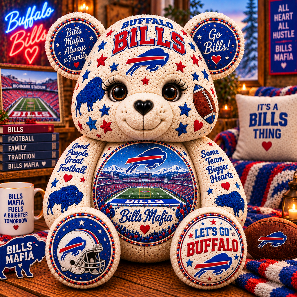 BFBL Bear Custom Shaped Pillow
