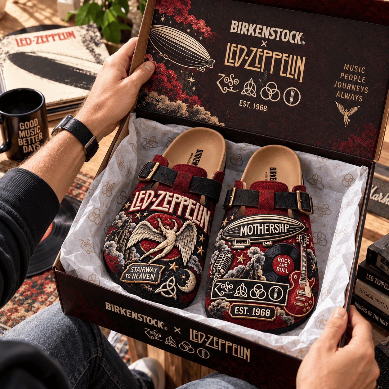 PREMIUM LZPL MINK SUEDE CLOGS TTNL