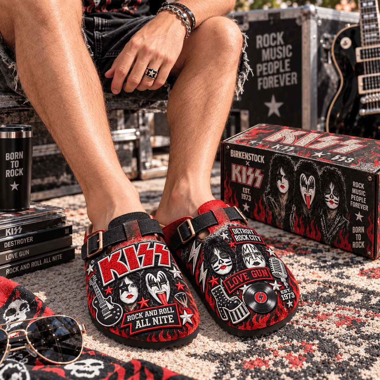 PREMIUM KSS MINK SUEDE CLOGS TTNL