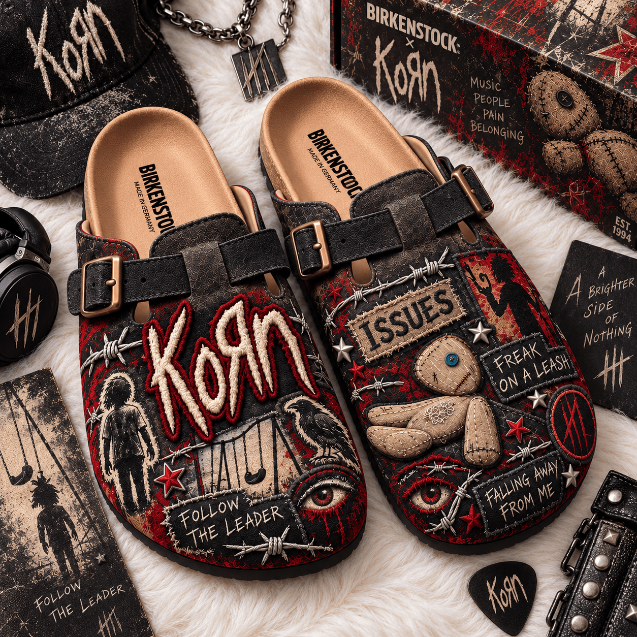 PREMIUM KRN MINK SUEDE CLOGS TTNL