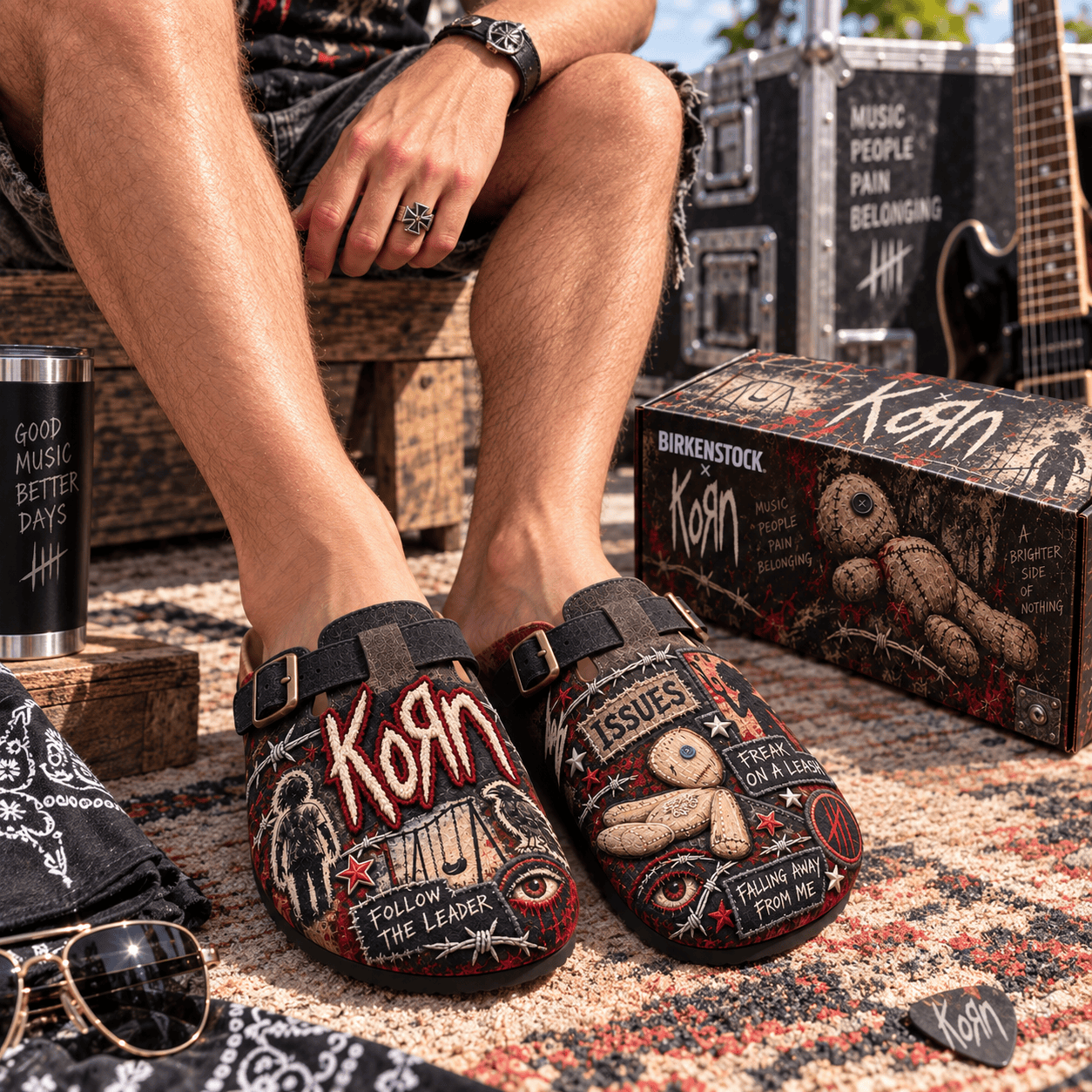PREMIUM KRN MINK SUEDE CLOGS TTNL