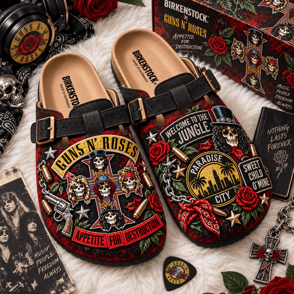 PREMIUM GNR MINK SUEDE CLOGS TTNL