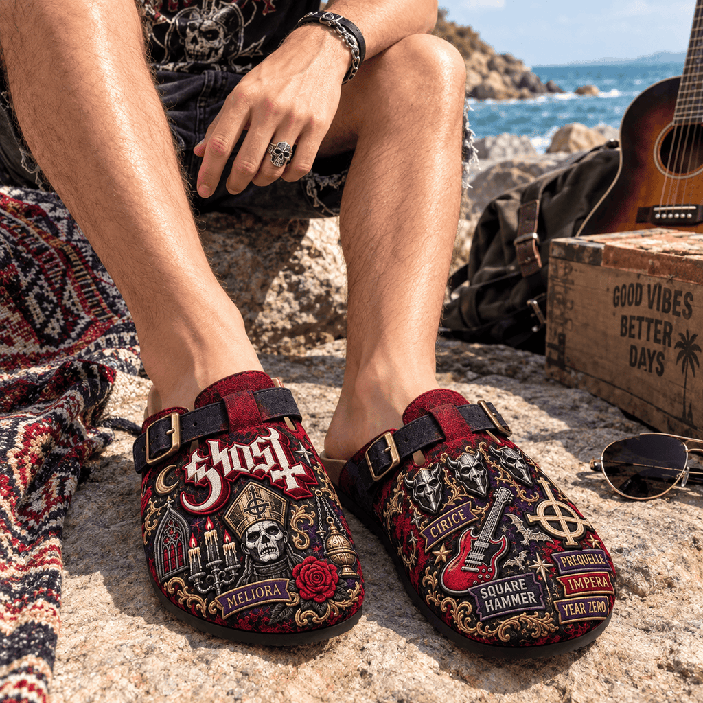 PREMIUM GHB MINK SUEDE CLOGS TTNL