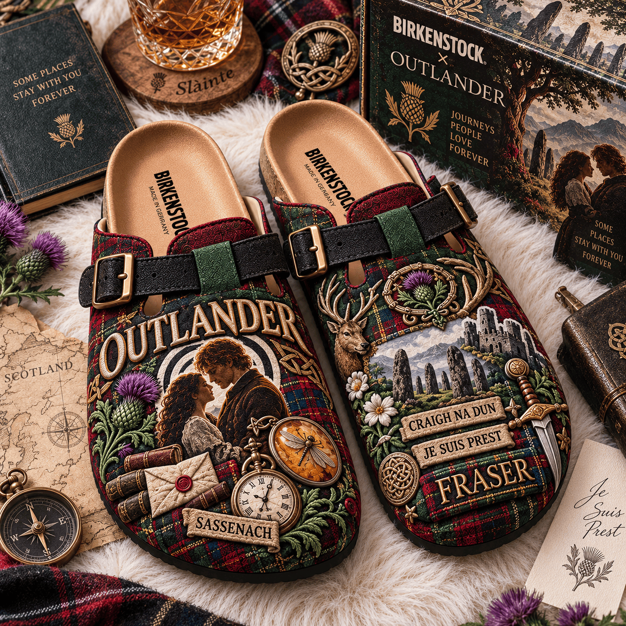 PREMIUM OLD MINK SUEDE CLOGS TTNL