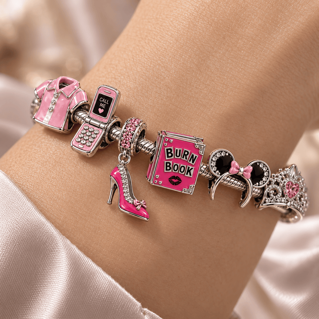 MGL Silver Charm Bracelet Set PTKL