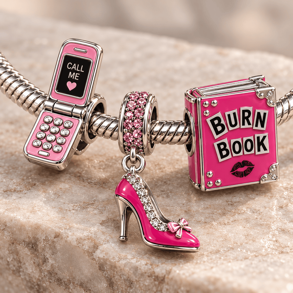 MGL Silver Charm Bracelet Set PTKL