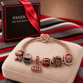 OSB Rose Gold Charm Bracelet Set TMH