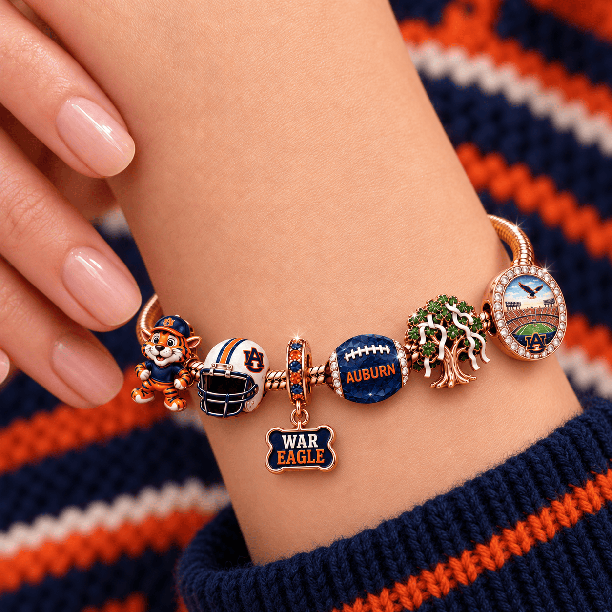 ABTG Rose Gold Charm Bracelet Set TMH