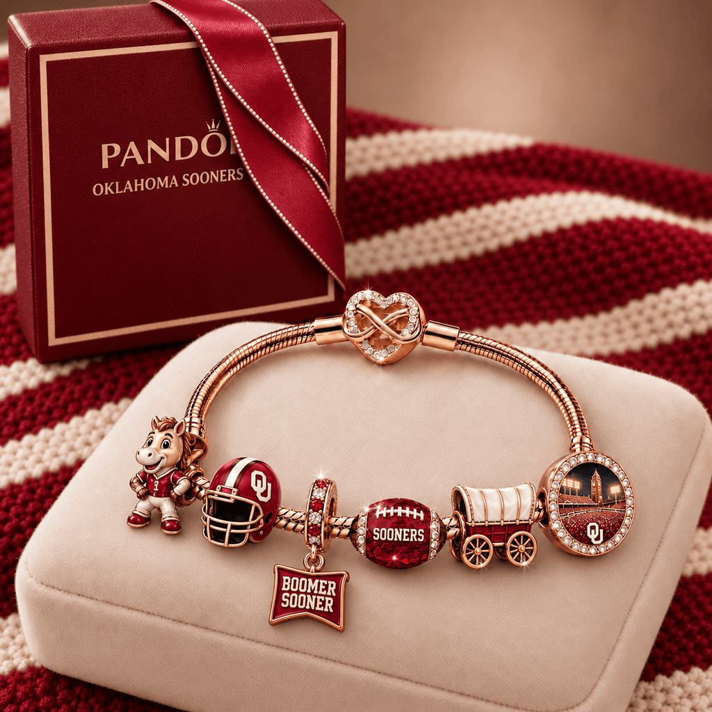 OSN Rose Gold Charm Bracelet Set TMH