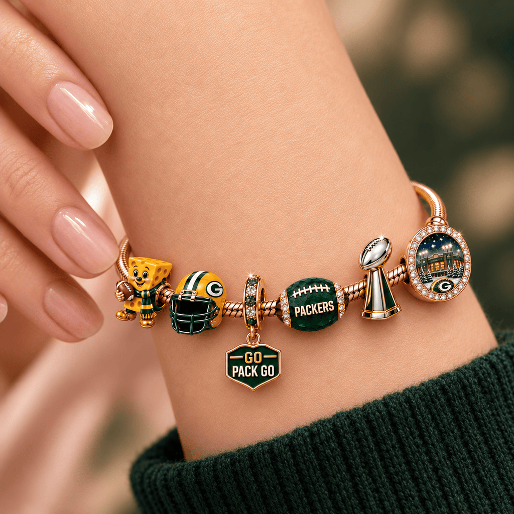 GBP Rose Gold Charm Bracelet Set TMH