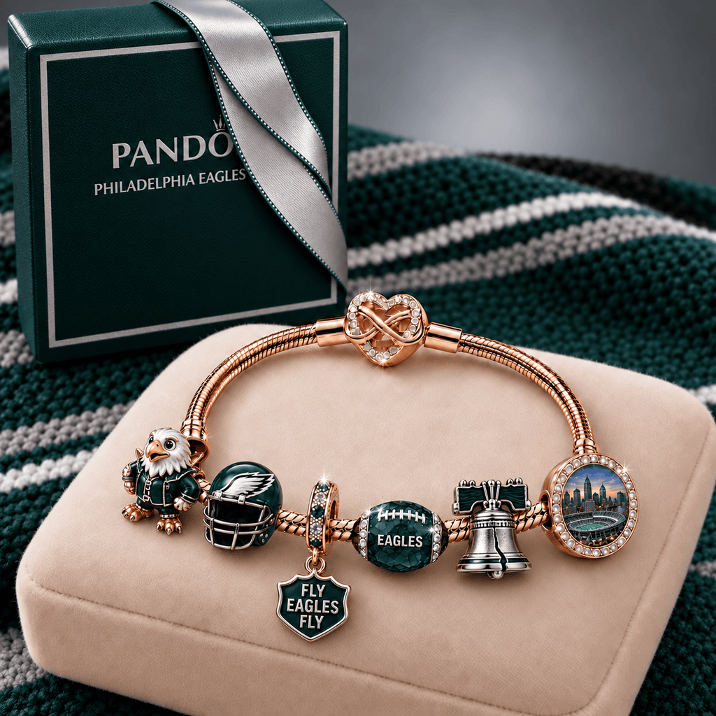 PLDE Rose Gold Charm Bracelet Set TMH