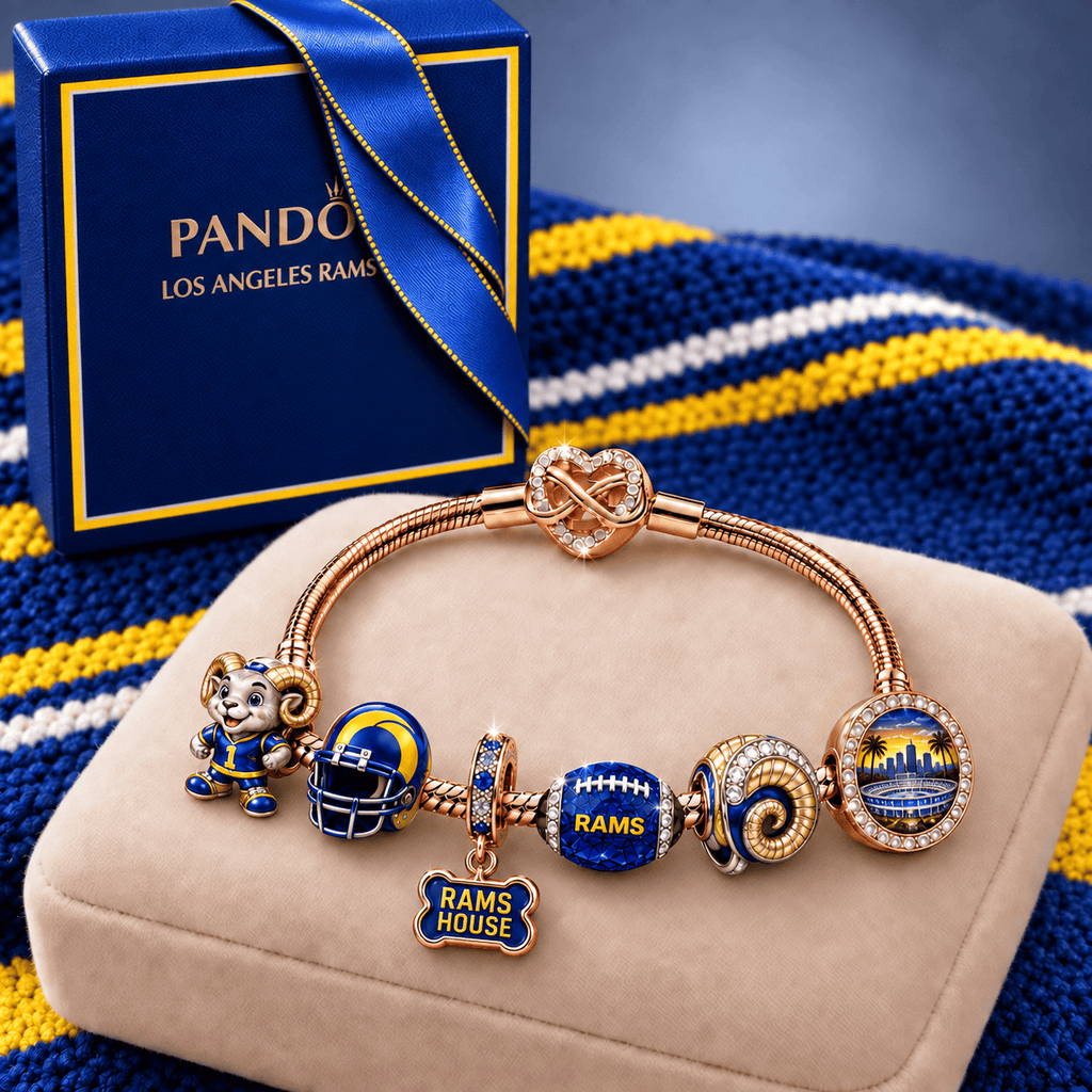 LARS Rose Gold Charm Bracelet Set TMH