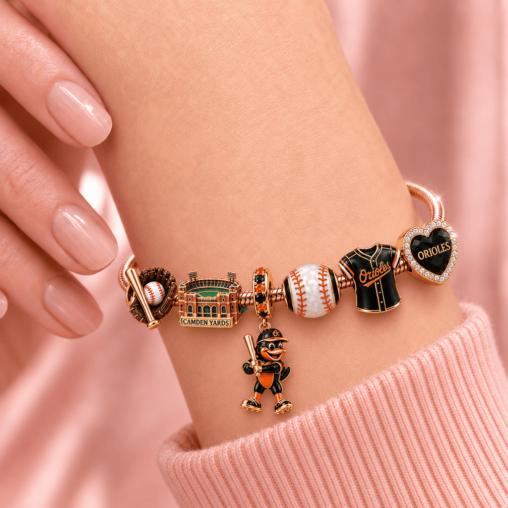 BTMO Rose Gold Charm Bracelet Set TMH