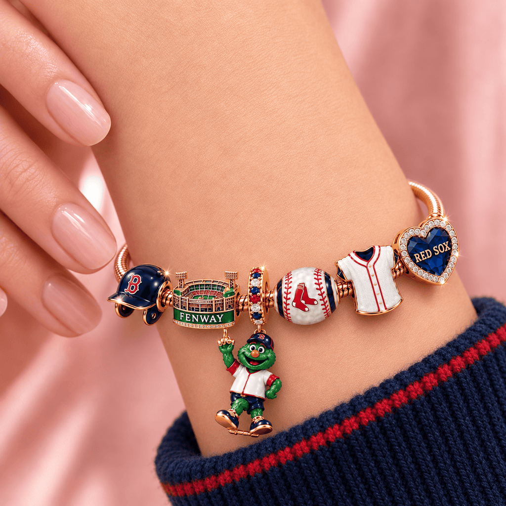 BRX Rose Gold Charm Bracelet Set TMH