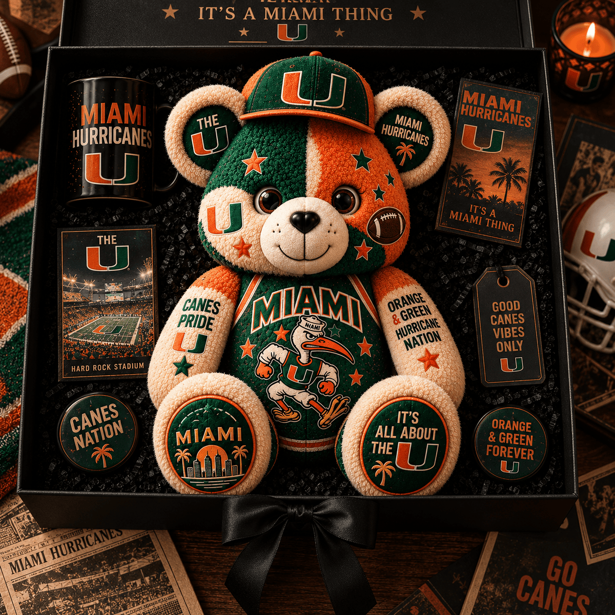MHC Bear Custom Shaped Pillow