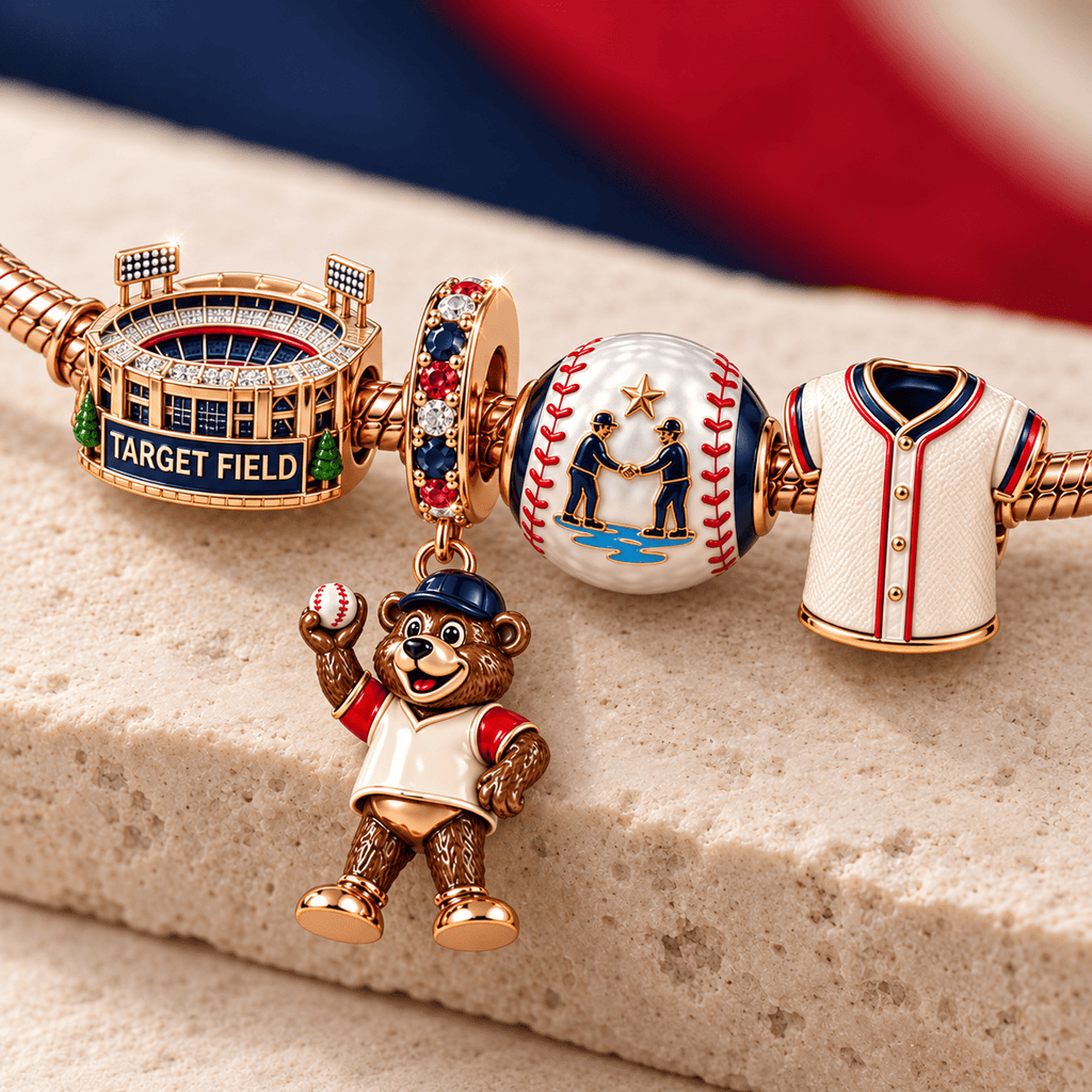 MNST Rose Gold Charm Bracelet Set TMH
