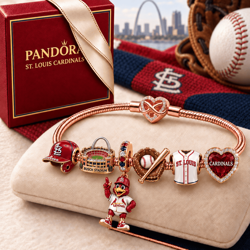 SLVC Rose Gold Charm Bracelet Set TMH
