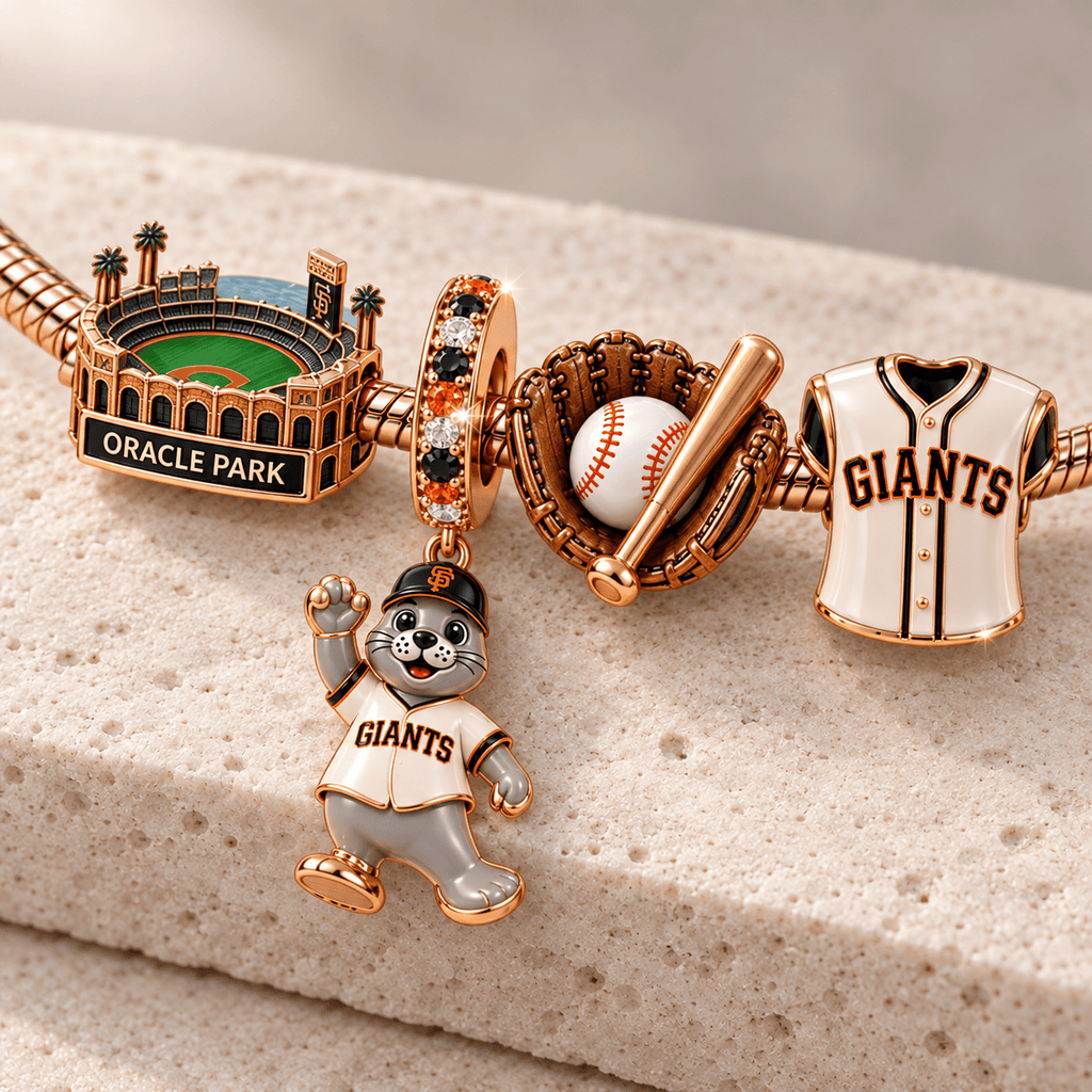 SFG Rose Gold Charm Bracelet Set TMH