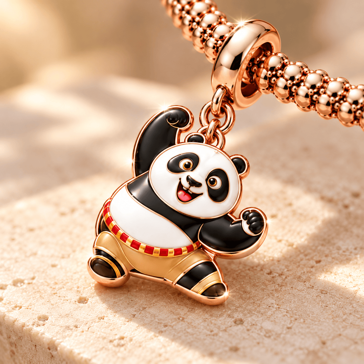 KFPD Rose Gold Charm Bracelet Set TTTT