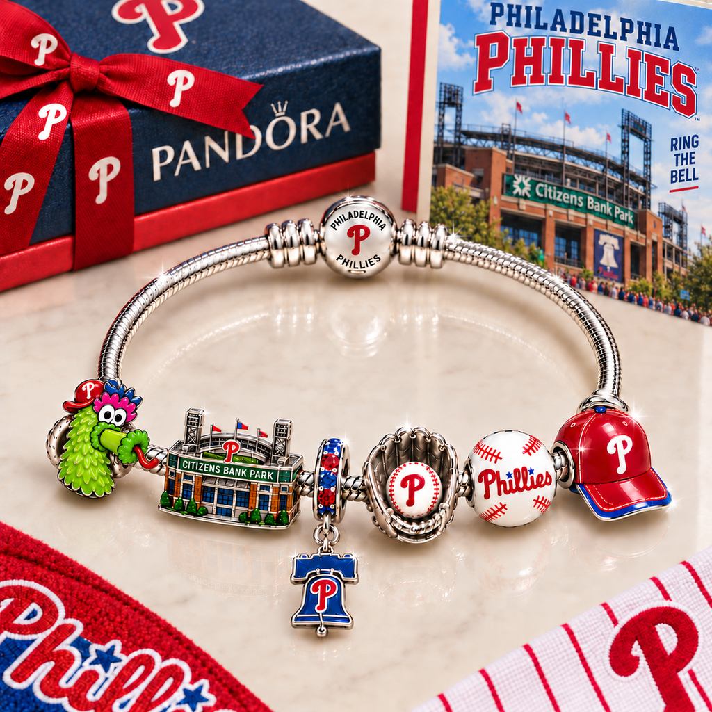 PPP Silver Charm Bracelet Set BMD