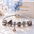 ETJ Silver Charm Bracelet Set BMD