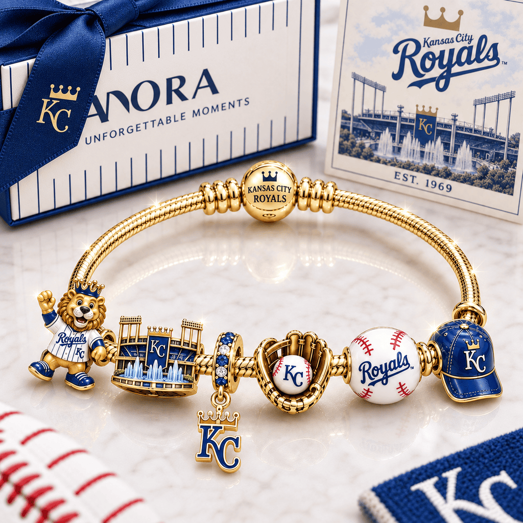 KCR Gold Charm Bracelet Set BMD