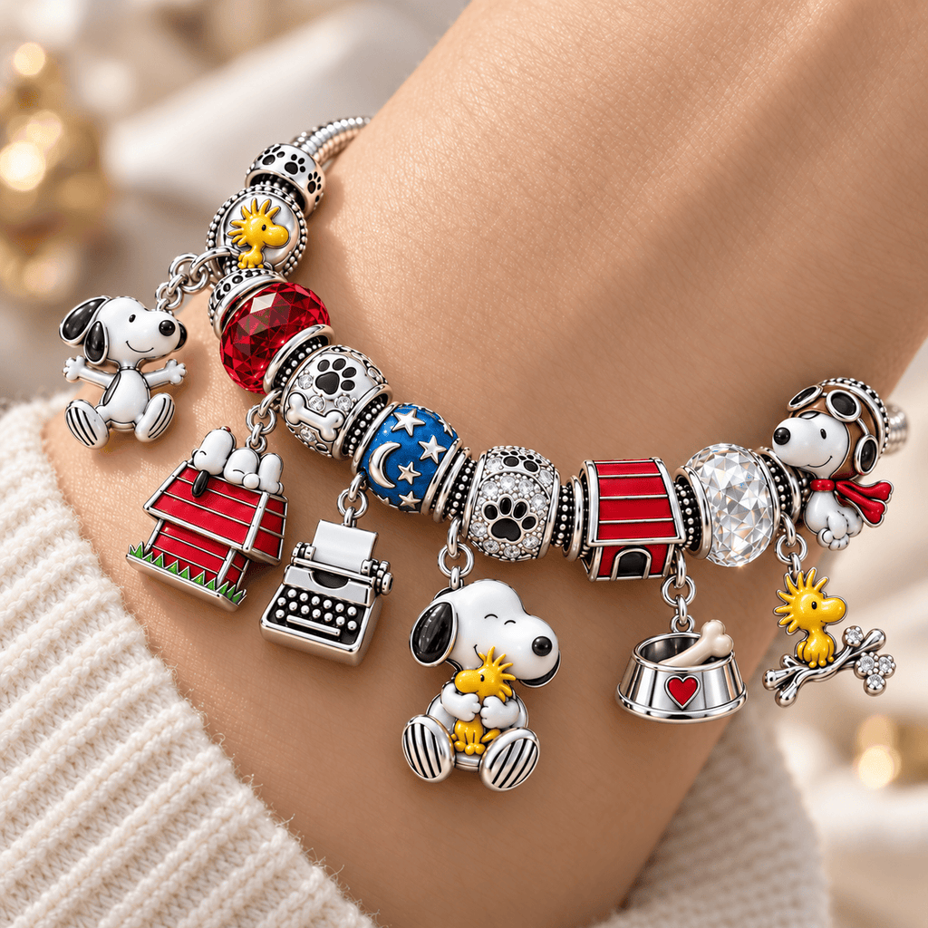 SPNY Silver Charm Bracelet Set NTTB