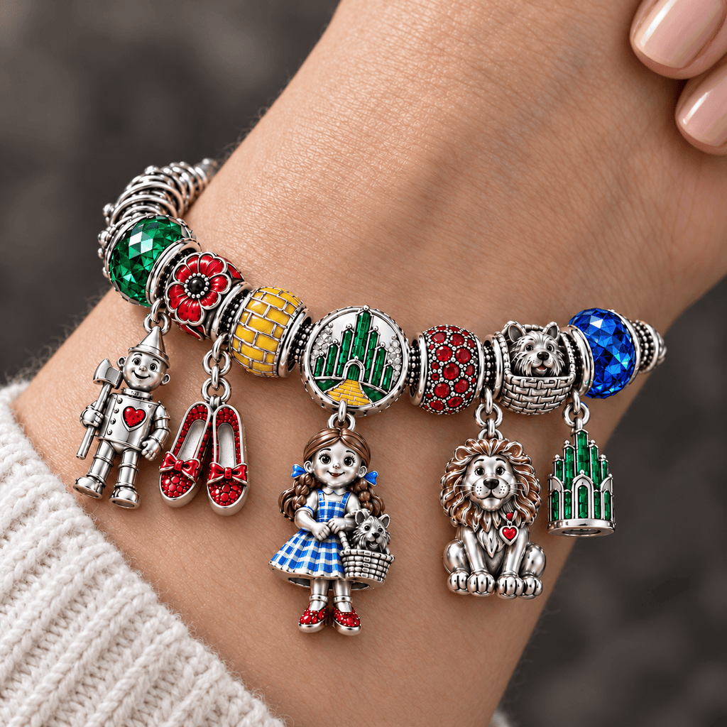 TWOZ Silver Charm Bracelet Set NTTB
