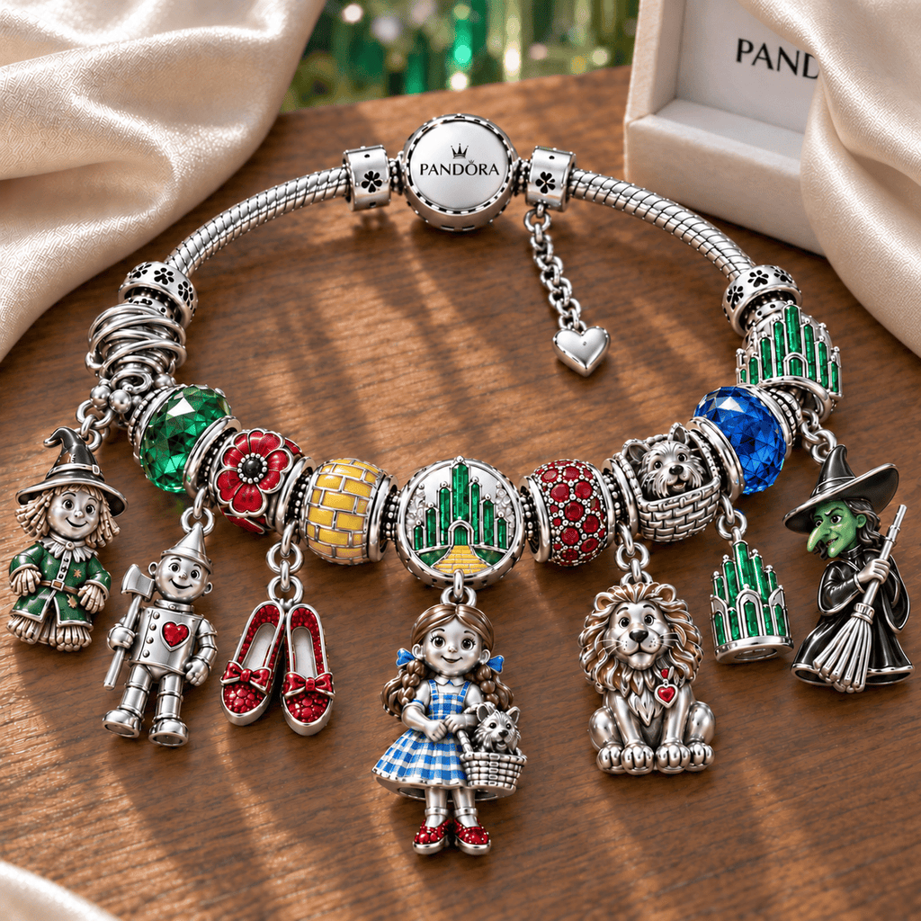TWOZ Silver Charm Bracelet Set NTTB