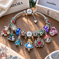 ALW Silver Charm Bracelet Set NTTB