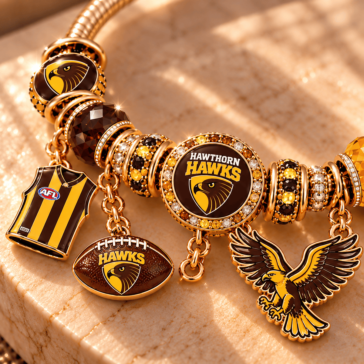 HTH Gold Charm Bracelet Set PNPA