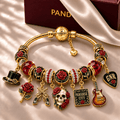 GNR Gold Charm Bracelet Set NHVH